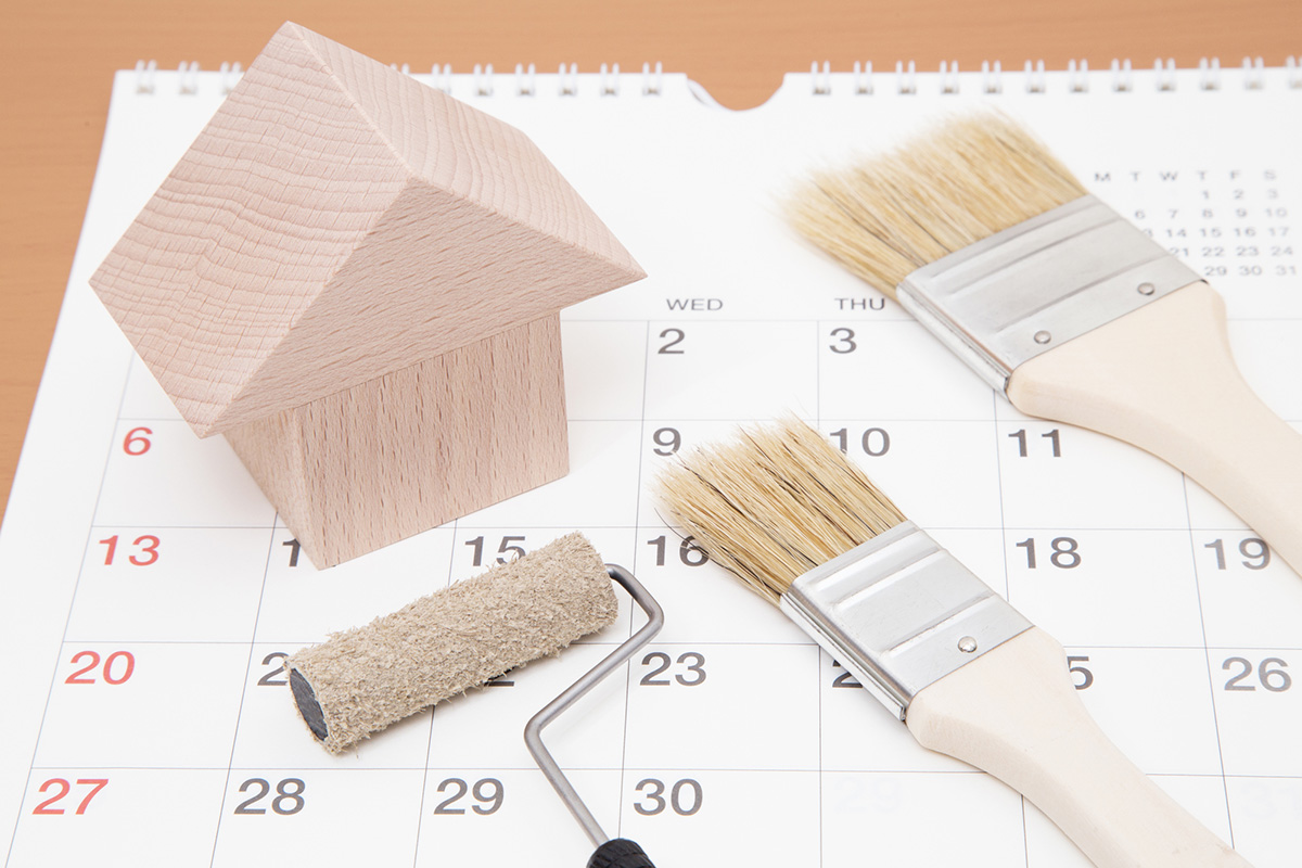 外壁塗装時期（季節・年数）はいつがいい？塗装を長持ちさせるコツもの画像01